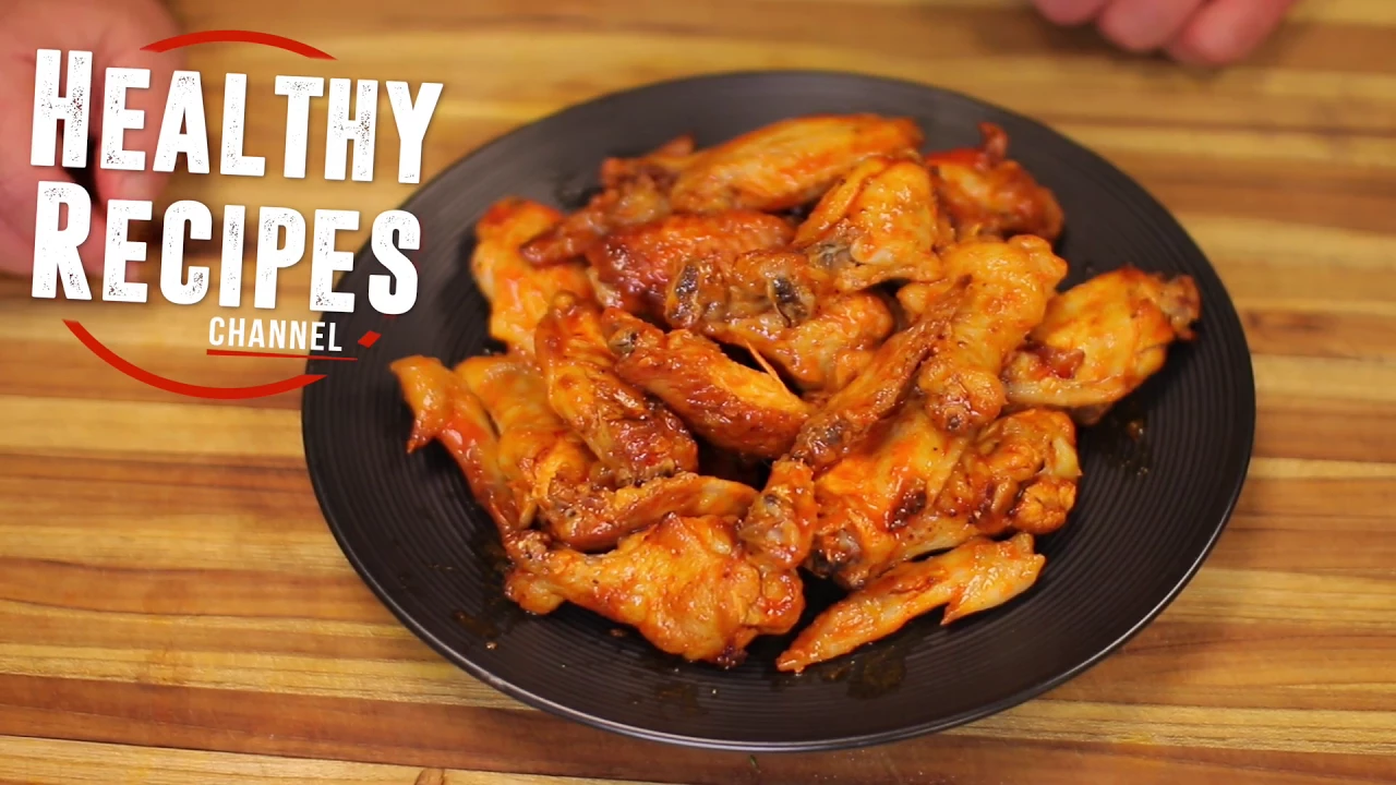 Crispy Chicken Wings in an Air Fryer Recipe - healthy recipe channel