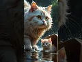 Download Lagu Lost Kitten Waits in the Rain… Until Mama Comes 💔🐾#CatStory #EmotionalShorts #StrayCat #CatAndMeow