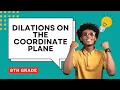 Dilations on the Coordinate Plane Guided Notes for 8th Grade Math
