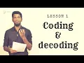 How to solve Coding decoding within a sec Lesson 1 Basics Tricks Mr Jack