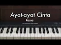 Ayat-ayat Cinta - Rossa | Piano Karaoke by Andre Panggabean