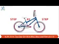 How to assemble Huffy 20 inch Sea Star Girl Kids Bike Blue and Pink slot 15