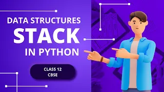 CBSE CLASS 12 Computer Science Data Structures Stack Implementation in Python Tamil