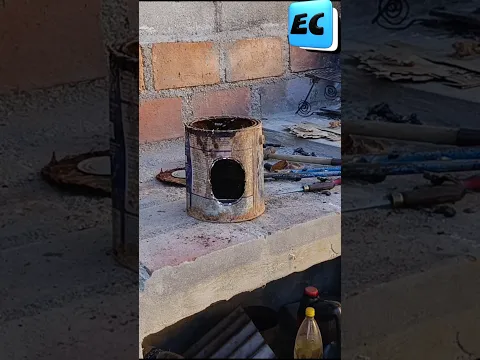 Cómo hacer una Quema tutti con dos latas #estufa #cocina #supervivencia