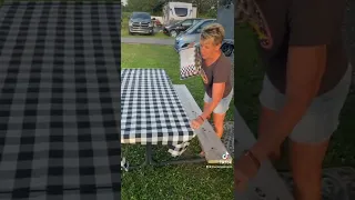 Vinyl Fitted Picnic Table Cover