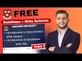 Free Data Science and Database Courses with Pyhon and MySQL Complete Python course MySQL Guide