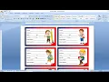 Printable Notebook Sticker Design in Microsoft Office Word Tutorial Design Sticker in Ms Word