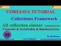 Core java Tutorials Collections Framework -38 All Collection Classes By Ratan sir