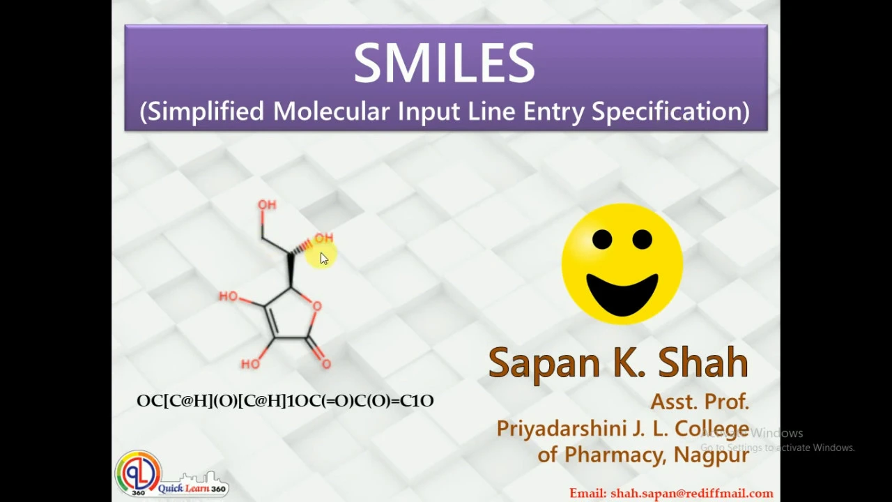 Smiles in chemistry/smile specification rule/smile rule/notation of chemical structures