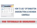 VB6 Tutorial In Urdu - OptionButton RadioButton And Checkbox Controls