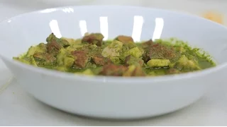 قلقاس باللحمة نجلاء الشرشابي 