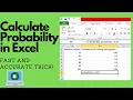 How to Calculate probability in excel FAST ACCURATE MICROSOFT EXCEL TRICK