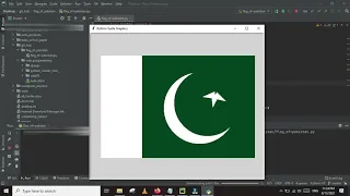 Pakistan Flag in Python Programming