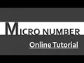 Micro Number in java using BlueJ With Code