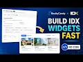 How to Create Custom IDX Listing Widgets in Minutes No Coding Required