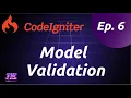 Learning Codeigniter - Model Validation
