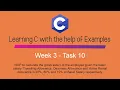 How to calculate the gross salary of the employee in C Programming - Week 3