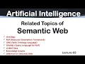 Lec-69 Semantic Web In AI Related Topics of Semantic Web AI Tutorial