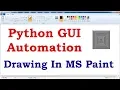 Python GUI Automation Drawing Automatically In Paint Application
