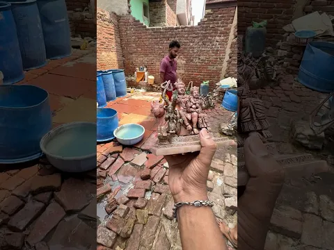 शिव परिवार की मूर्ति को किया नया 😱👌❤️ #trending #ytshorts