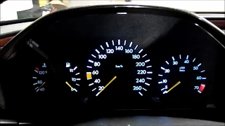 mercedes benz w202 c280 dash lights led conversion