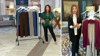 Susan Graver Essentials Lustra Knit Skinny Pants on QVC