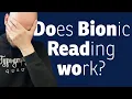 Bionic Reading Typographer reacts