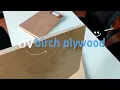 x 4 x 8 UV Prefinished Birch Veneer Core Plywood