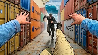 Parkour POV Container Chase - MUTINY Jason Statham Tribute