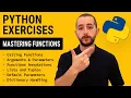 Python Exercise Mastering Functions in Python Beginner Level With Challenges Application