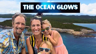 We Found the BRIGHTEST Bioluminescent Bay on Earth! Vieques (Family Sailing Caribbean) E378