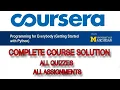 Coursera Python for Everybody EP-14 Complete Course Solution Shoeb Solves