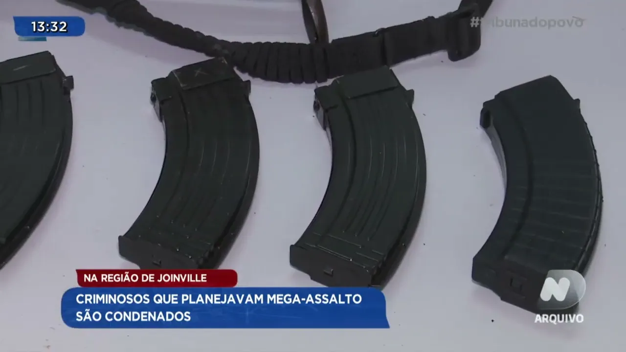 Na região de Joinville: criminosos que planejavam mega-assalto são condenados