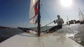 funNstuff 2015 Wilsonians Warm Up Series Race 5 Ian was out in his Blaze Dinghy