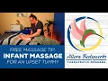 Baby massage for upset tummy