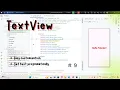 TextView in Android Studio Easy Tutorial with Demo 09 Android Development Tutorial for Beginners