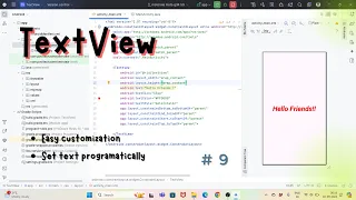 TextView in Android Studio Easy Tutorial with Demo 09 Android Development Tutorial for Beginners