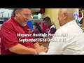 Hispanic Heritage Month - Mayor Williams eats lunch at Tres Hermanos