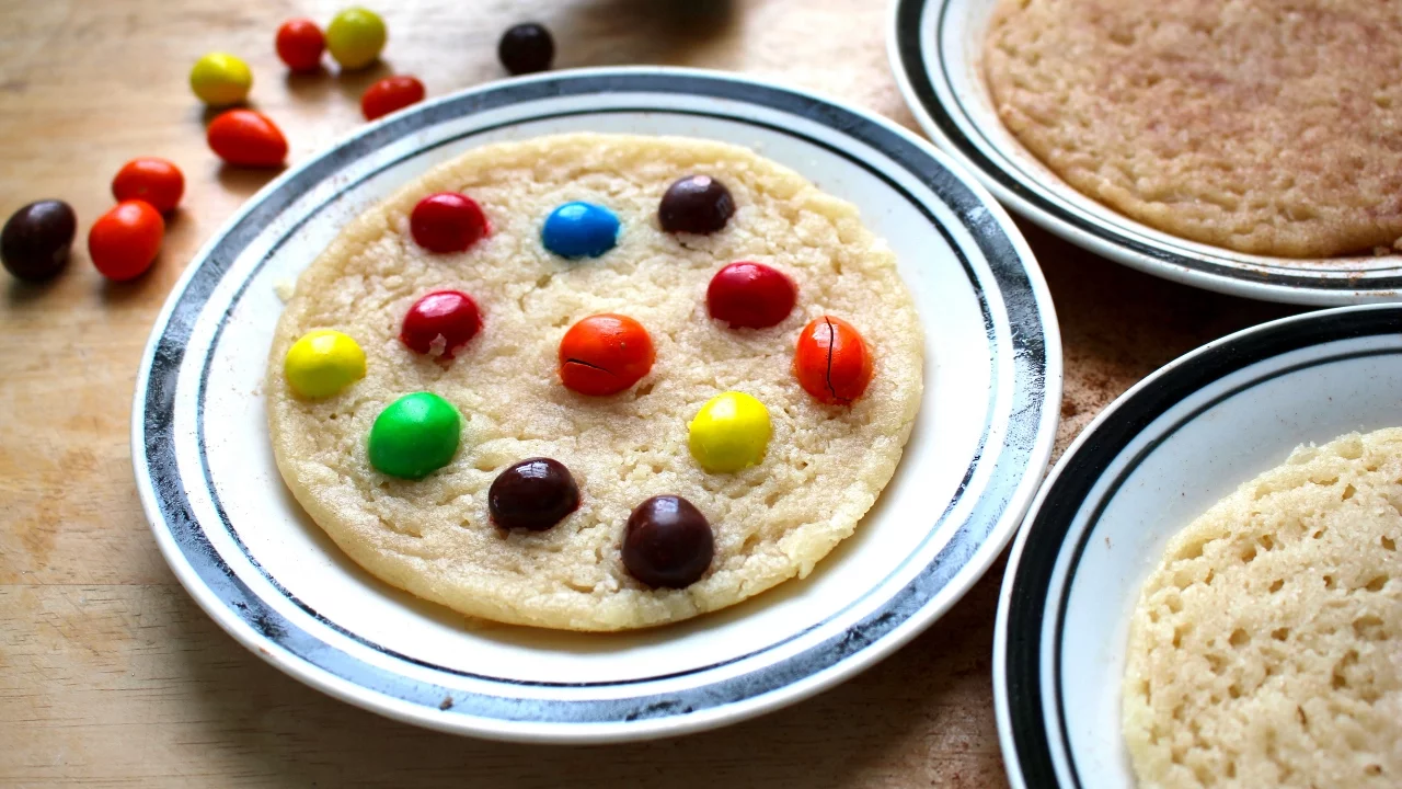 1 Dough 3 NO-BAKE Cookies: M&M