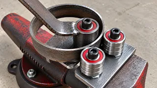 A Brilliant Welder's Idea To Make Your Bench Vise More Useful!