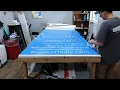 Applying 4 x8 Sign 3M Digital Print Vinyl to ACM