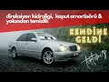 Lagu W210 E200 2. Bölüm: Direksiyon hidroliği değişimi, kaput amortisörü değişimi ve motor temizliği