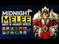The Winners \u0026 Losers of Midnight: Melee Specs To Try, Avoid \u0026 Play