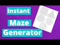 Instant Maze Generator Review Create Maze Activity Books Quickly and Easily