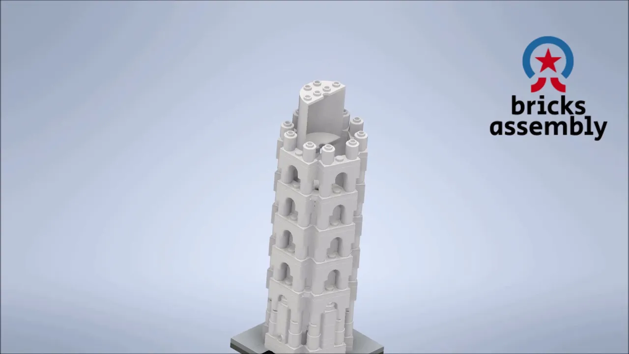 Giant LEGO Leaning Tower of Pisa | Skærbæk Fan Weekend 2018