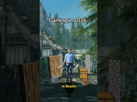 Gaming may be doomedβ¦ ππ₯ #comedy #videogames #minecraft #gta #skyrim