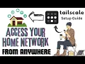 Home Network Access Anywhere Tailscale Setup 2023 Win Linux Android