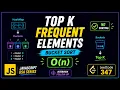 Top K Frequent Elements Bucket Sort JavaScript
