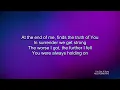 I've Got A Story | NEEDTOBREATHE (Feat. Tori Kelly) (Worship Lyric Video)