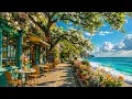 Download Lagu Sweet Morning Jazz Music - Coffee Shop Ambience \u0026 Relaxing Bossa Nova Piano for Seaside Cafe Vibes